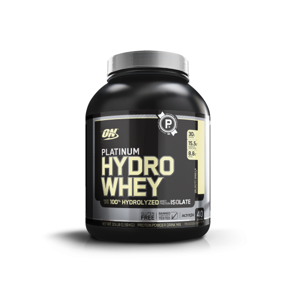 A bottle of Hydro Whey