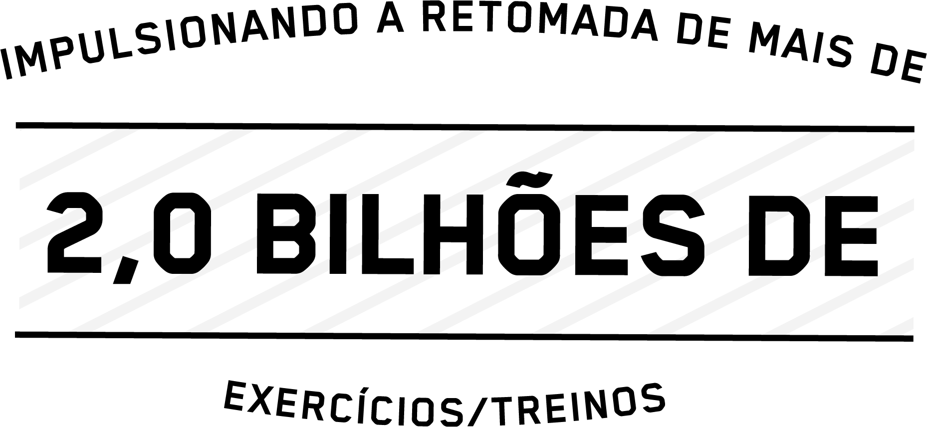 IMPULSIONANDO A RETOMADA DE MAIS DE 2,0 BILHÕES DE EXERCÍCIOS/TREINOS.
