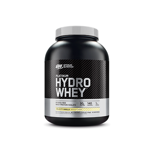 A bottle of Hydro Whey